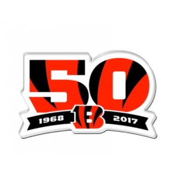 2017 Cincinnati Bengals 50th Anniversary Patch