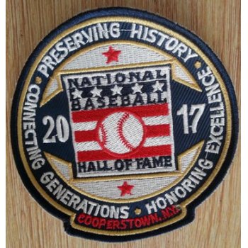 2017 MLB Baseball Hall Of Fame Patch