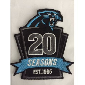 Carolina Panthers 20th Anniversary Patch