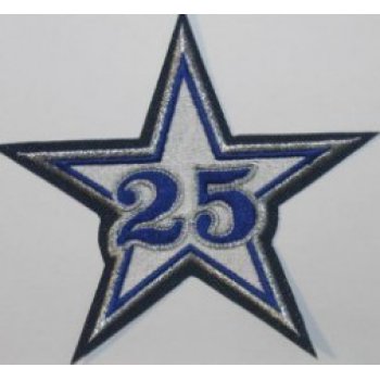 Dallas Cowboys 25th Anniversary Patch