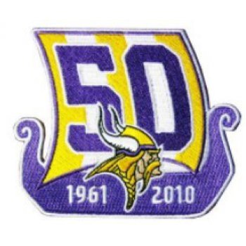 Minnesota Vikings 50th Anniversary Patch