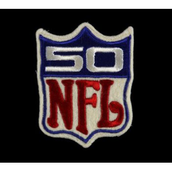 NFL 50th Anniversary patch