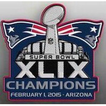 New England Patriots 2015 Super Bowl XLIX Championship Patch