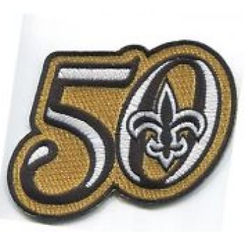 New Orleans Saints 50th Anniversary Patch