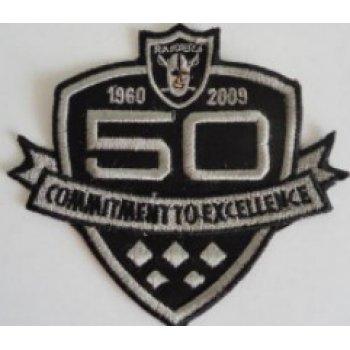 Oakland Raiders 50th Anniversary Patch