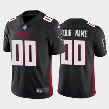 Custom Men's Atlanta Falcons black 2020 new Vapor Limited Nike Jerseys