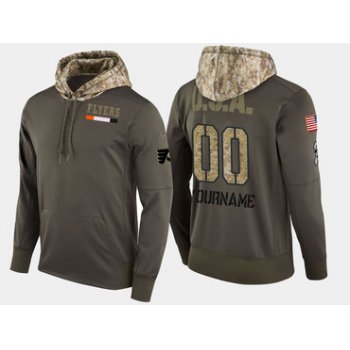 Nike Flyers Men's Customized Military Olive Salute To Service Pullover Hoodie