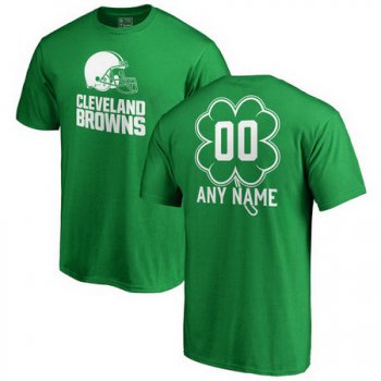 Cleveland Browns Pro Line by Fanatics Branded Custom Dubliner T-Shirt - Kelly Green