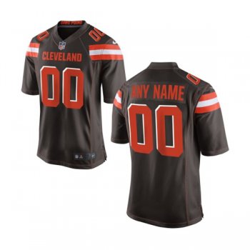 Kids' Nike Cleveland Browns Customized 2015 Brown Game Jersey