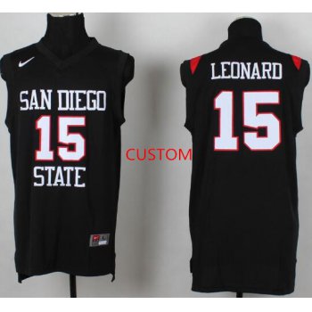 Women's San Diego State University Basketball Black Custom Jersey