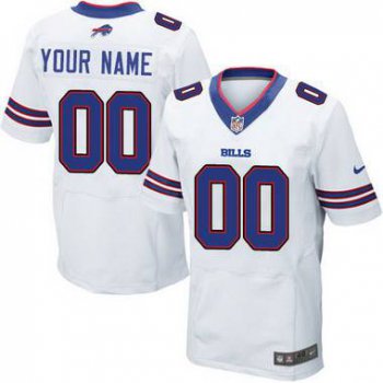 Men's Buffalo Bills Nike White Customized 2014 Elite Jersey