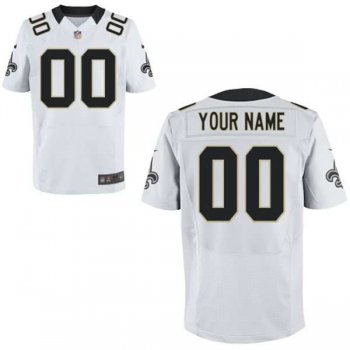 Men's New Orleans Saints Nike White Customized 2014 Elite Jersey