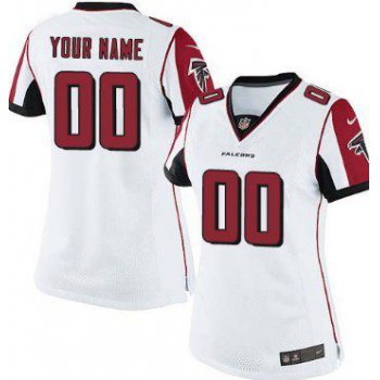 Women's Nike Atlanta Falcons Customized White Game Jersey