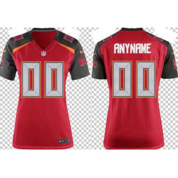 Women's Nike Tampa Bay Buccaneers Customized 2014 Red Game Jersey