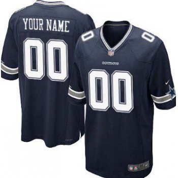 Youth Nike Dallas Cowboys Customized Blue Game Jersey