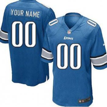 Youth Nike Detroit Lions Customized Light Blue Game Jersey