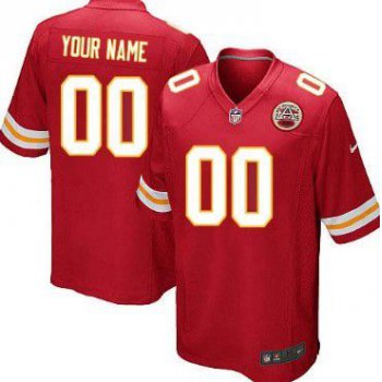 Youth Nike Kansas City Chiefs Customized Red Game Jersey