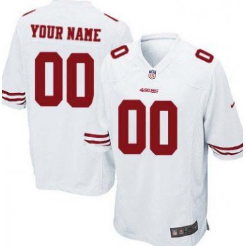 Youth Nike San Francisco 49ers Customized White Game Jersey