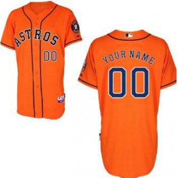 Kids' Houston Astros Customized Orange Jersey