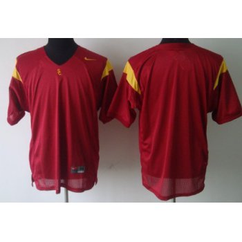 Men's USC Trojans Customized Red Jersey