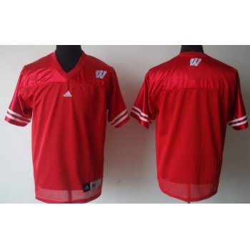 Men's Wisconsin Badgers Customized Red Jersey