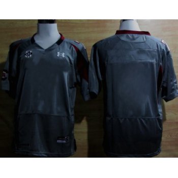 Men's South Carolina Gamecocks Customized Gray Jersey