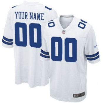 Men's Nike Dallas Cowboys Customized White Game Jersey