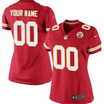 Women's Nike Kansas City Chiefs Customized Red Limited Jersey