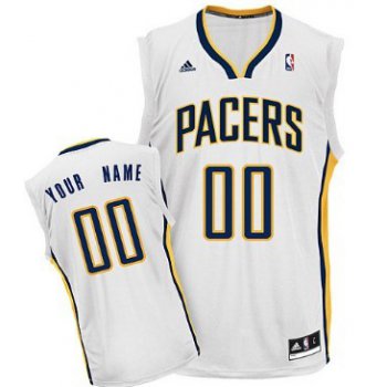 Mens Indiana Pacers Customized White Jersey