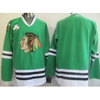 Chicago Blackhawks Youths Customized Green Jersey