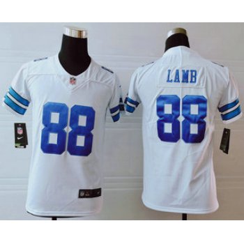 Youth Dallas Cowboys #88 CeeDee Lamb White 2020 NEW Vapor Untouchable Stitched NFL Nike Limited Jersey