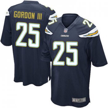 Chargers #25 Melvin Gordon III Navy Blue Team Color Youth Stitched Football New Elite Jersey