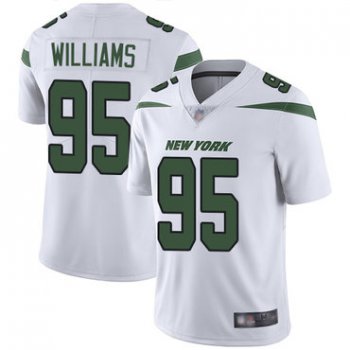 Jets #95 Quinnen Williams White Youth Stitched Football Vapor Untouchable Limited Jersey