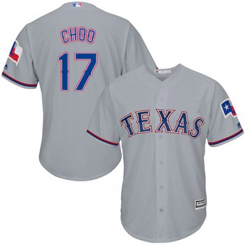 Rangers #17 Shin-Soo Choo Grey Cool Base Stitched Youth Baseball Jersey