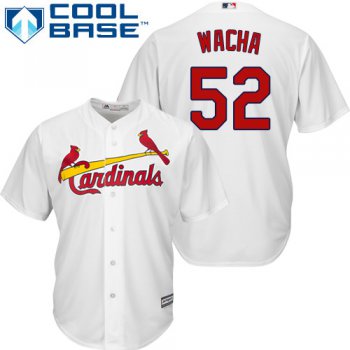 Cardinals #52 Michael Wacha White Cool Base Stitched Youth Baseball Jersey