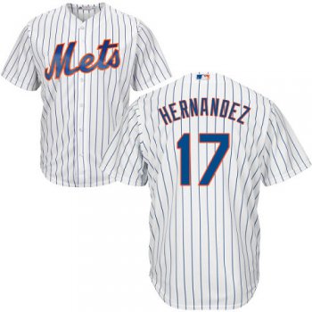 Mets #17 Keith Hernandez White(Blue Strip) Cool Base Stitched Youth Baseball Jersey