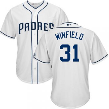 Padres #31 Dave Winfield White Cool Base Stitched Youth Baseball Jersey
