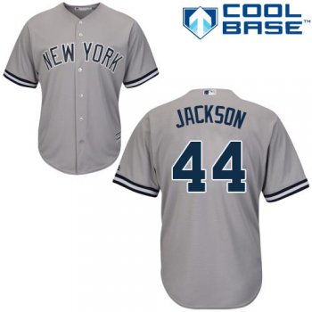 Yankees #44 Reggie Jackson Grey Cool Base Stitched Youth Baseball Jersey