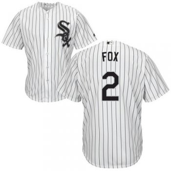 White Sox #2 Nellie Fox White(Black Strip) Home Cool Base Stitched Youth Baseball Jersey
