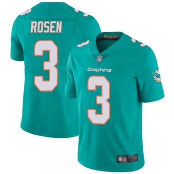 Dolphins #3 Josh Rosen Aqua Green Team Color Youth Stitched Football Vapor Untouchable Limited Jersey