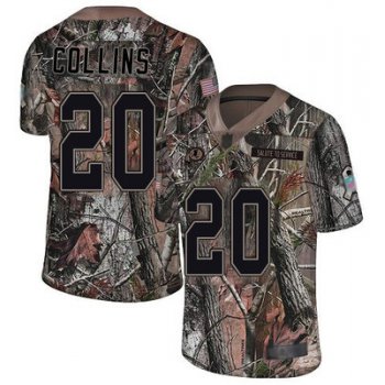 Redskins #20 Landon Collins Camo Youth Stitched Football Limited Rush Realtree Jersey