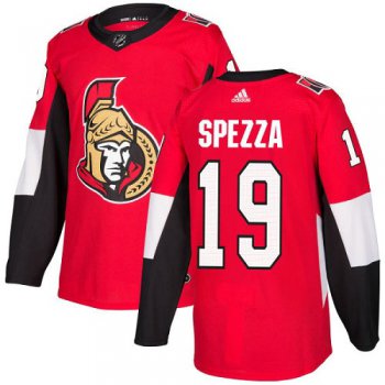 Kid Adidas Senators 19 Jason Spezza Red Home Authentic Stitched NHL Jersey
