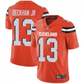Youth Nike Cleveland Browns #13 Odell Beckham Jr Orange Vapor Untouchable Limited Jersey