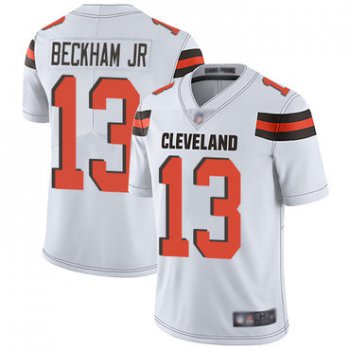 Youth Nike Cleveland Browns #13 Odell Beckham Jr White Vapor Untouchable Limited Jersey