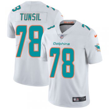 Youth Nike Dolphins 78 Laremy Tunsil White Stitched NFL Vapor Untouchable Limited Jersey