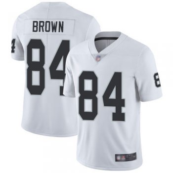 Youth Oakland Raiders #84 Antonio Brown White Vapor Untouchable Limited Jersey