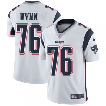 Kids Nike Patriots 76 Isaiah Wynn White Stitched NFL Vapor Untouchable Limited Jersey