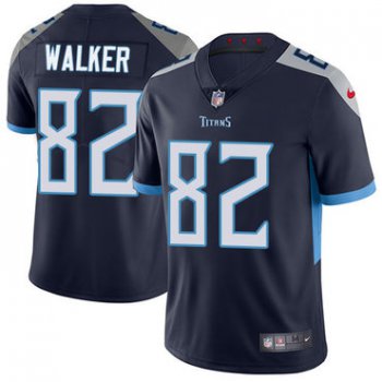 Nike Titans #82 Delanie Walker Navy Blue Alternate Youth Stitched NFL Vapor Untouchable Limited Jersey