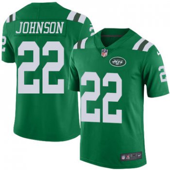 Nike Jets #22 Trumaine Johnson Green Youth Stitched NFL Limited Rush Jersey