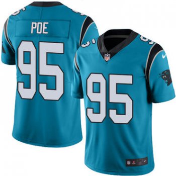 Nike Panthers #95 Dontari Poe Blue Alternate Youth Stitched NFL Vapor Untouchable Limited Jersey